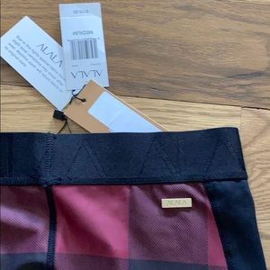 NEW with tags ALALA Plaid leggings - size M